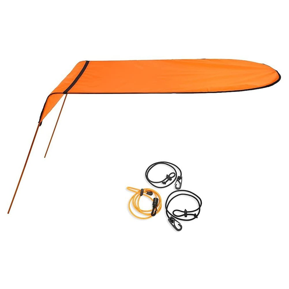 Sufanic Kayak Boat Canoe Sun Shade Canopy for Single Person,50x44inch,Orange