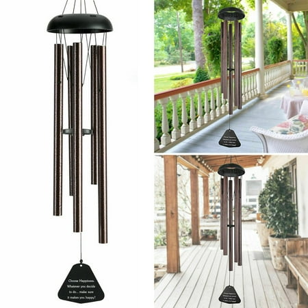 Sufanic Retro Wind Chime, 36inch Inspirational and Memorial Wind Chimes for Outdoor, Patio, Home or Garden Decor,Bronze