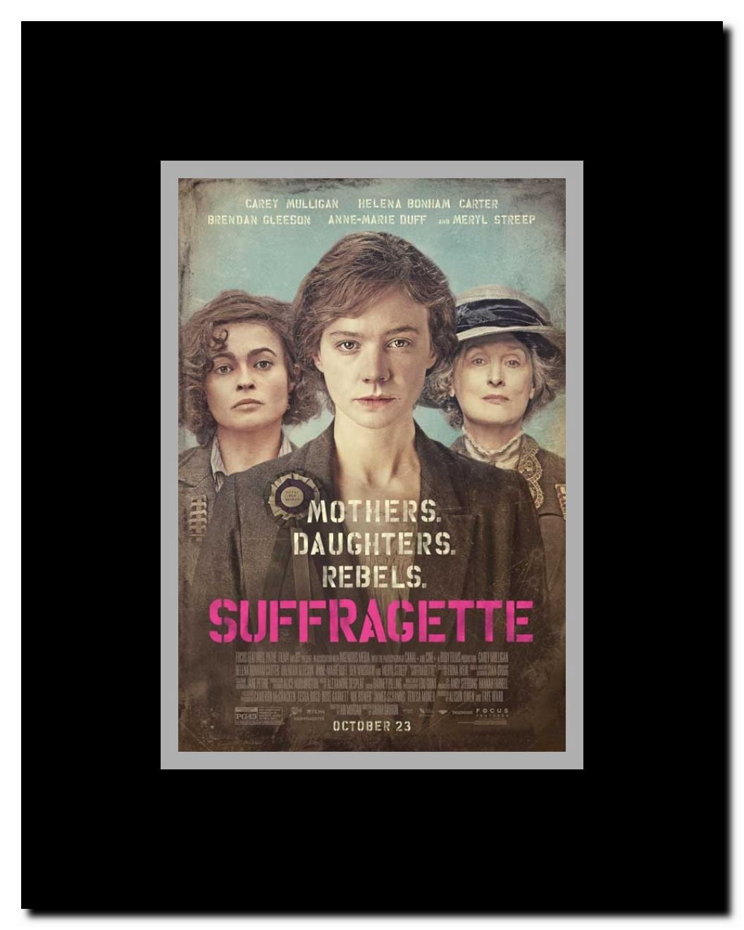 Sufferagette Framed Movie Poster