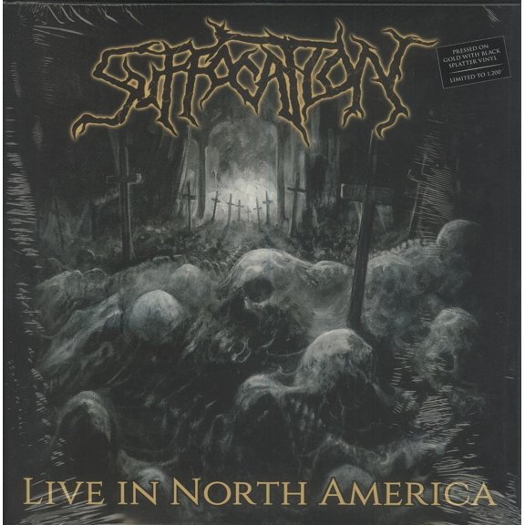 Suffocation - Live In North America (IEX) (Gold & Black Splatter - Music & Performance - Vinyl