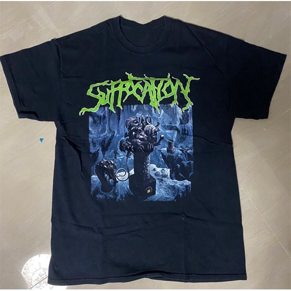 Suffocation Music For Lovers Black T-Shirt Cotton Full Size RD313