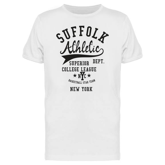 Suffolk Athletic College League T-Shirt Men -Image by Shutterstock, Male 3X-Large