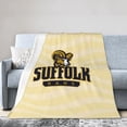 thumbnail image 1 of Suffolk University Ultra-Soft Micro Fleece Blanket Multi-Size Flannel Blanket, 1 of 7