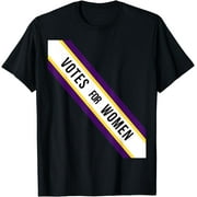 Suffragette Sash Vote for Women Feminism Female Rights T-Shirt