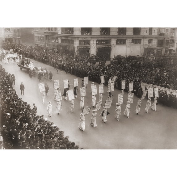 Suffragists Marching History (24 x 18)