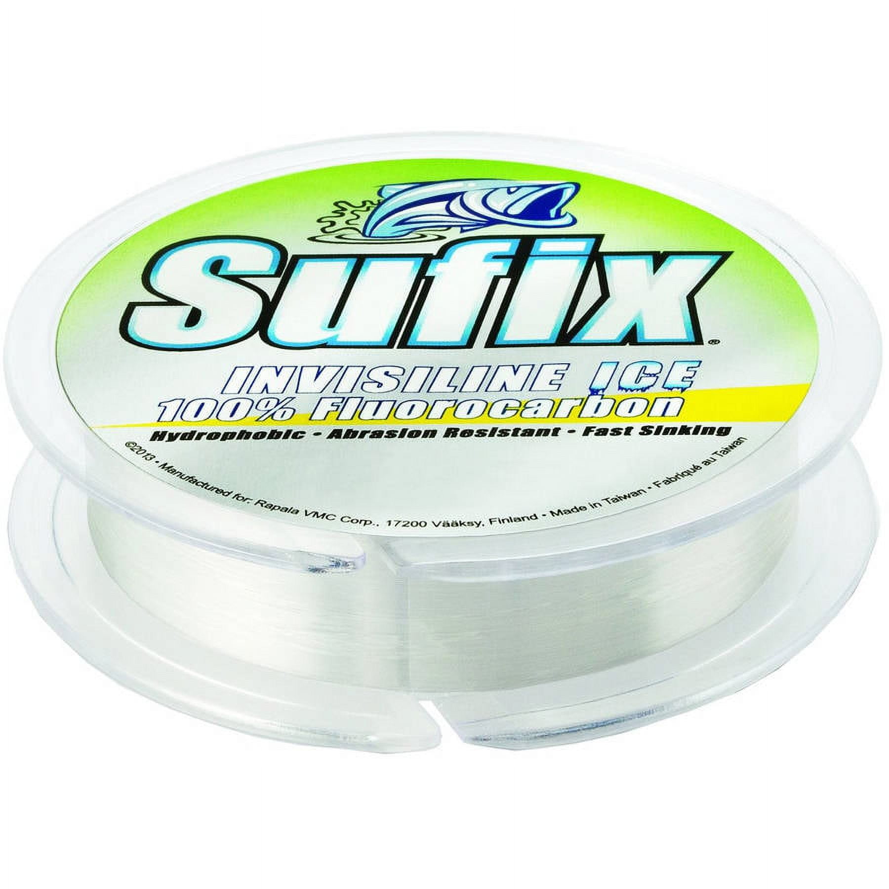 Sufix 50 Yard InvisiLine Ice Fluorocarbon Fishing Line - 6 lb. Test - Clear