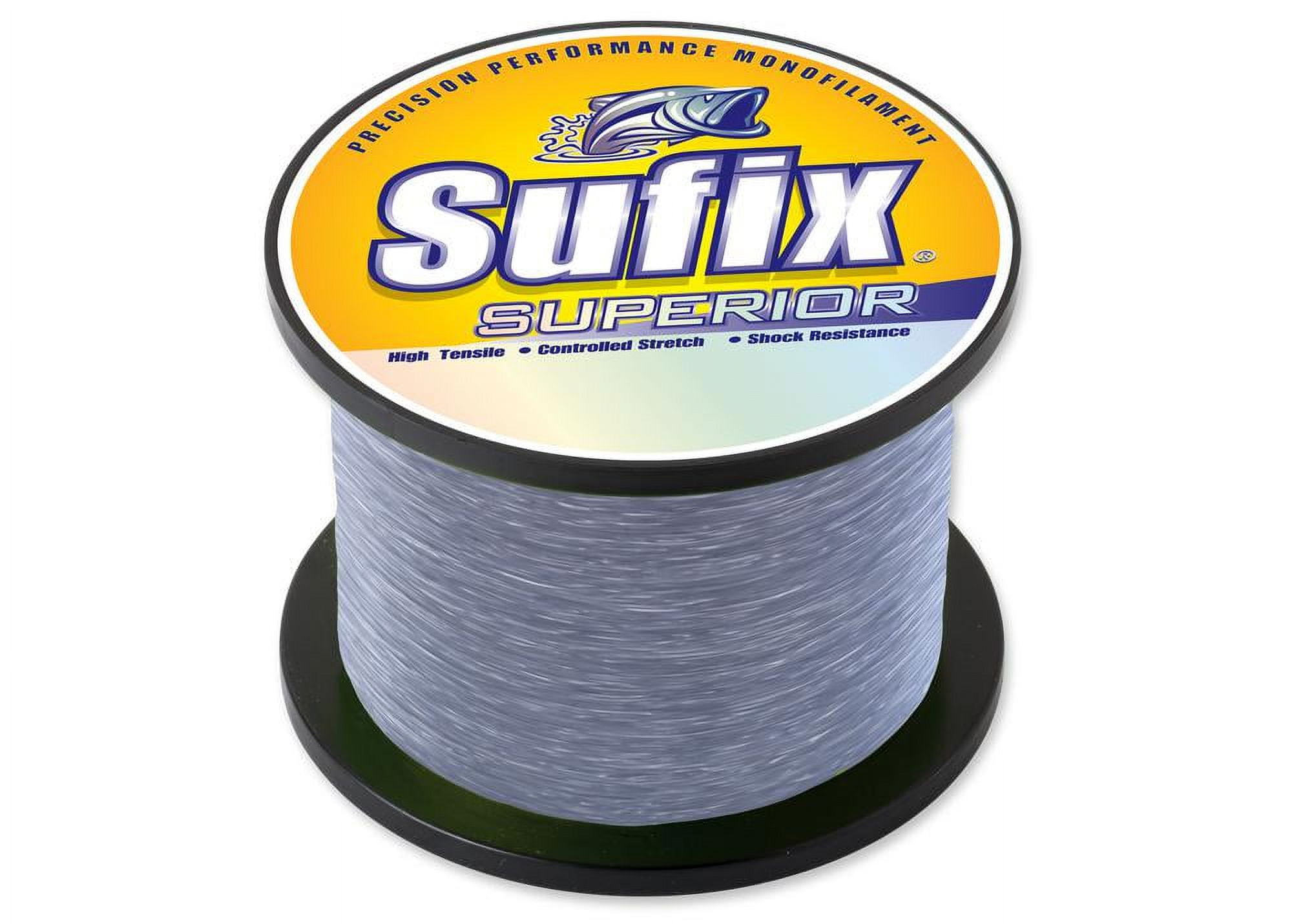 Sufix Superior Monofilament Fishing Line, 2.2 lb Spool, 50 lb Smoke ...
