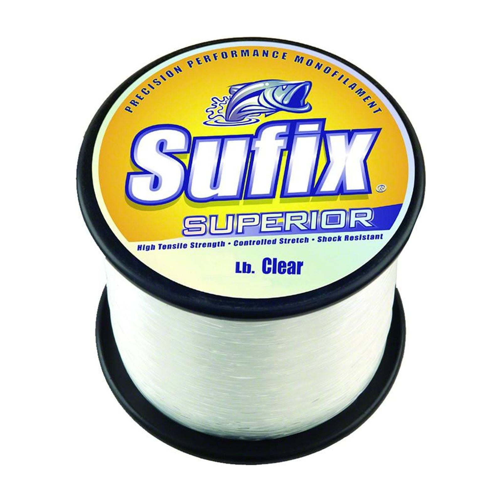 Sufix Superior 1/4-Pound Spool Size Fishing Line (Clear, 6-Pound)