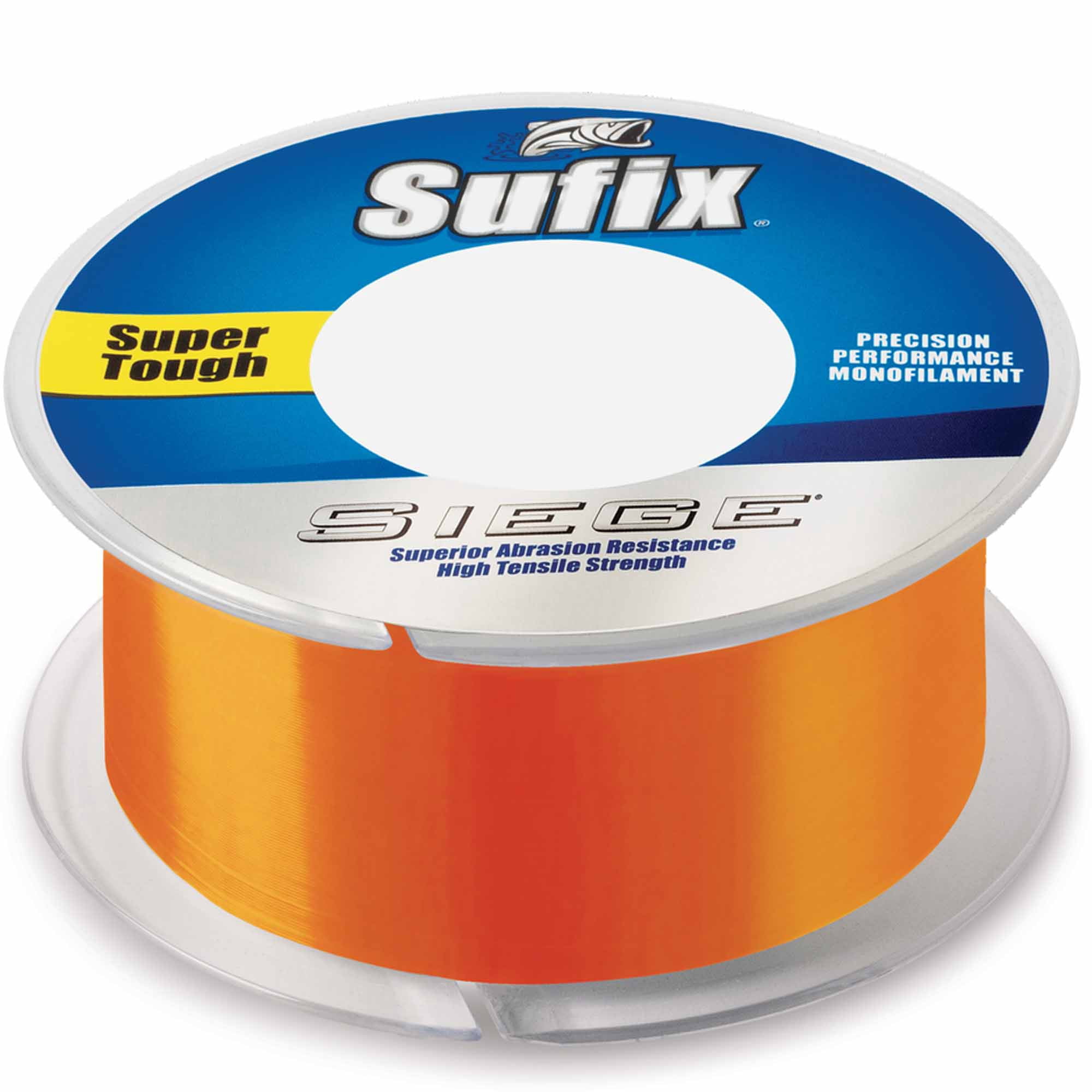 Sufix 662 Siege Monofilament Fishing Line, 3000 Yd Spool, 20 lb Neon Tangerine
