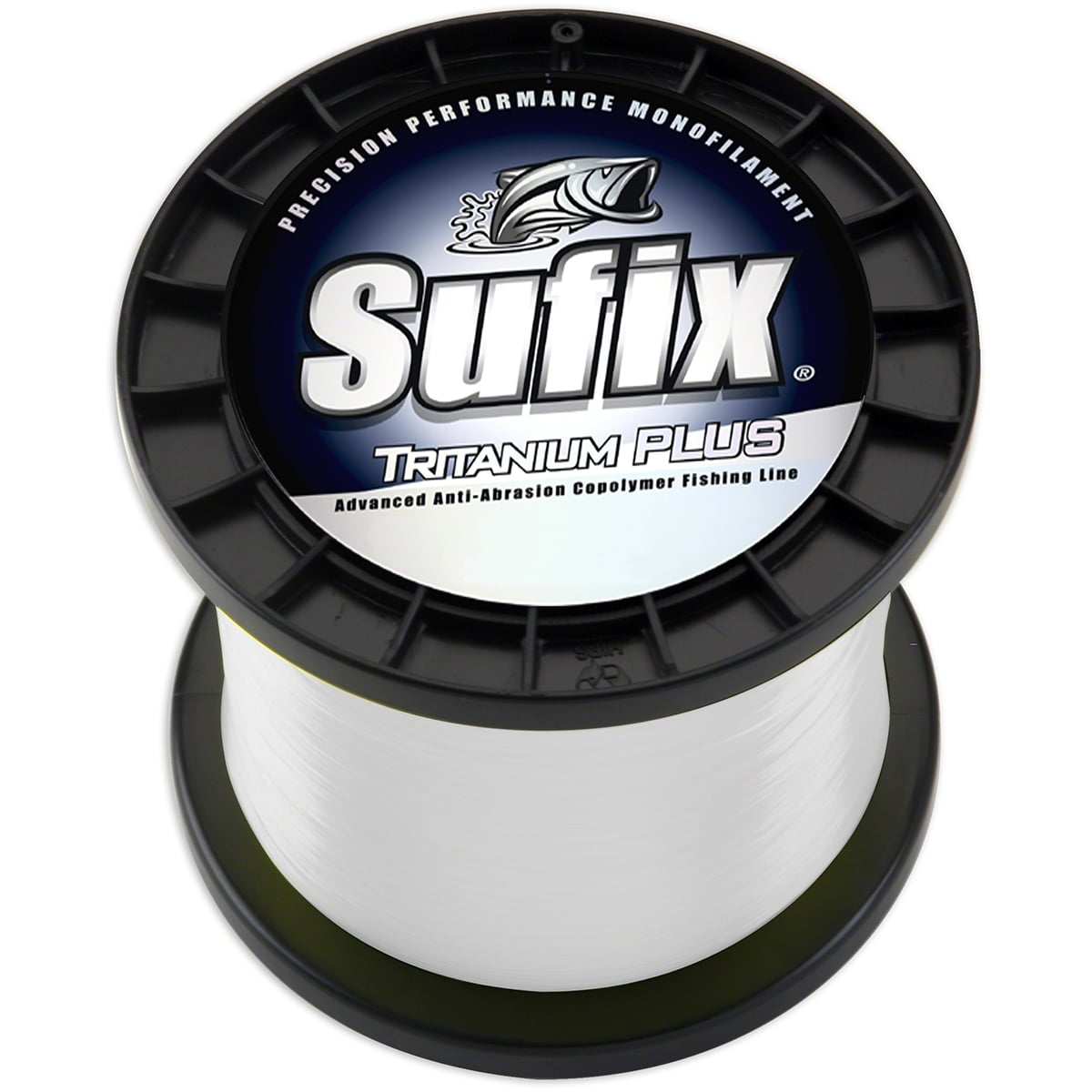 Sufix 696 Tritanium Plus Monofilament Fishing Line, 1 lb Spool, 40 lb Clear