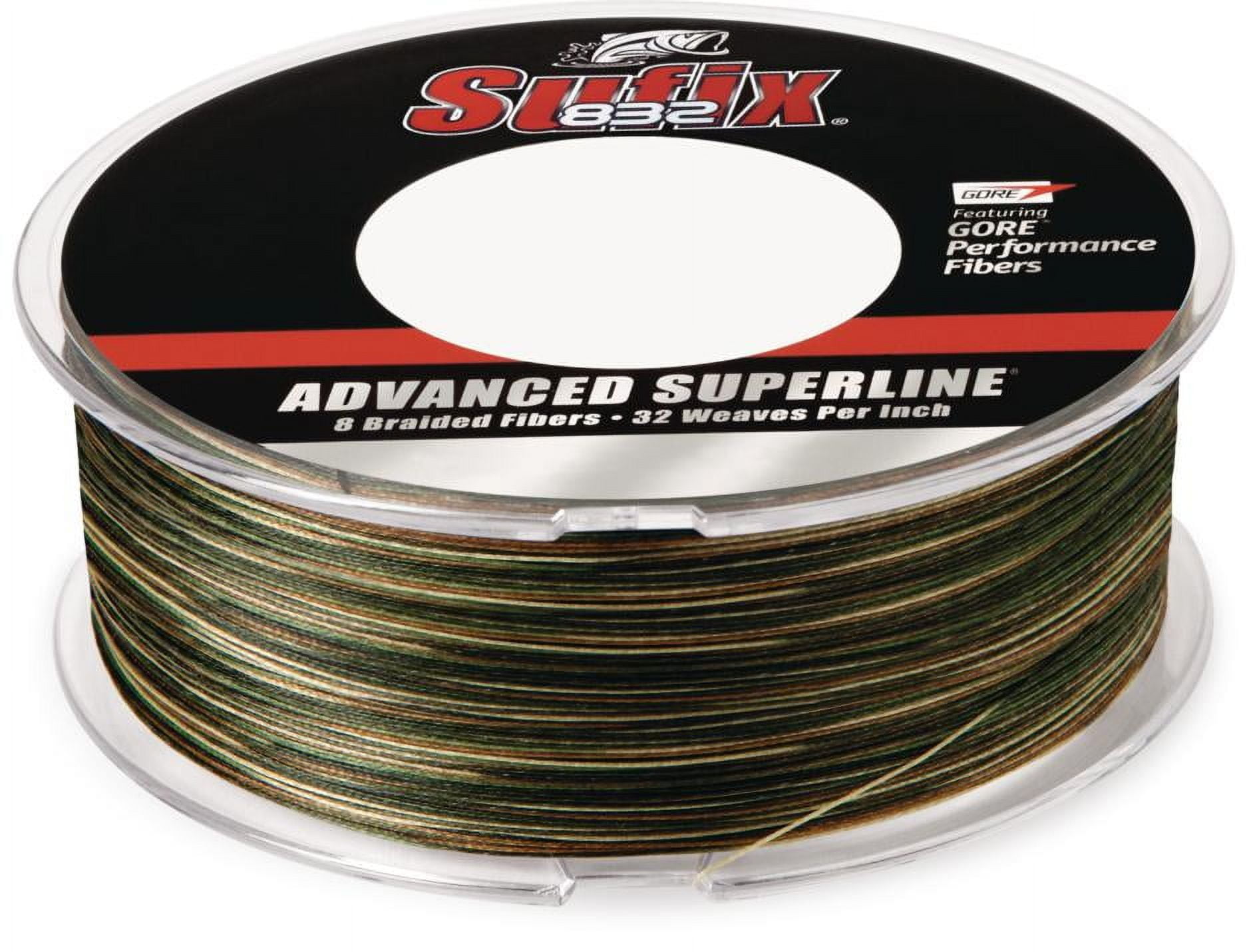 Sufix 832 Braid Fishing Line – 20 Lb, Hi-Vis Yellow, 600 Yards, 8-Fiber Performance