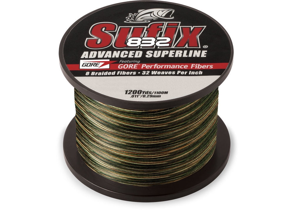 Sufix 832 Advanced Superline 15 Lb, 1200 Yards, Camo - 660-315CA