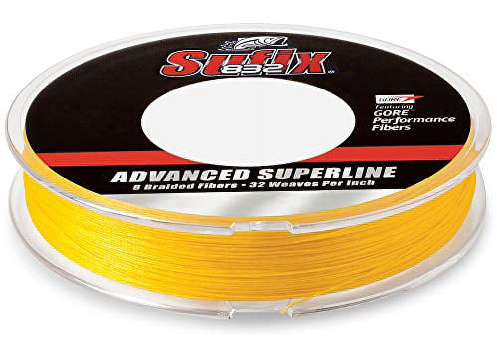 Sufix 832 Advanced Superline Braid - 30lb - Hi-Vis Yellow - 3500