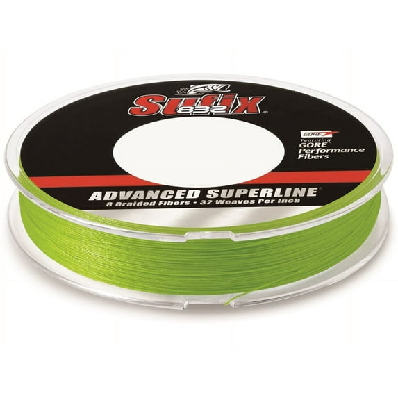 Sufix 832 Braided Fishing Line 20lb 150yd Neon Lime
