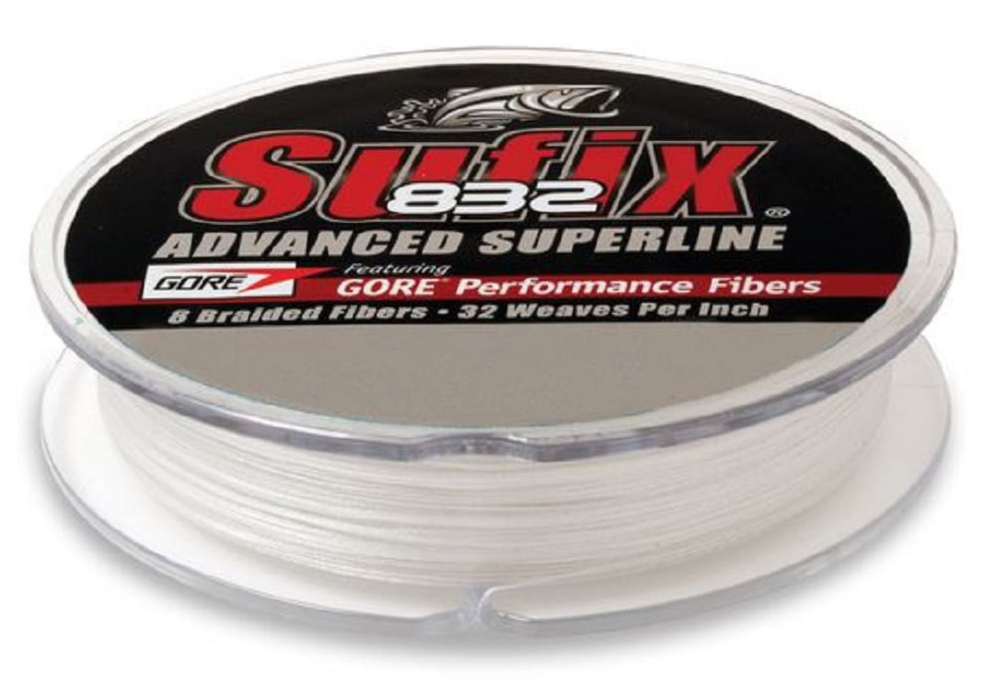 Sufix 300 Yard 832 Advanced Superline Braid Fishing Line - 15 lb. - Ghost 