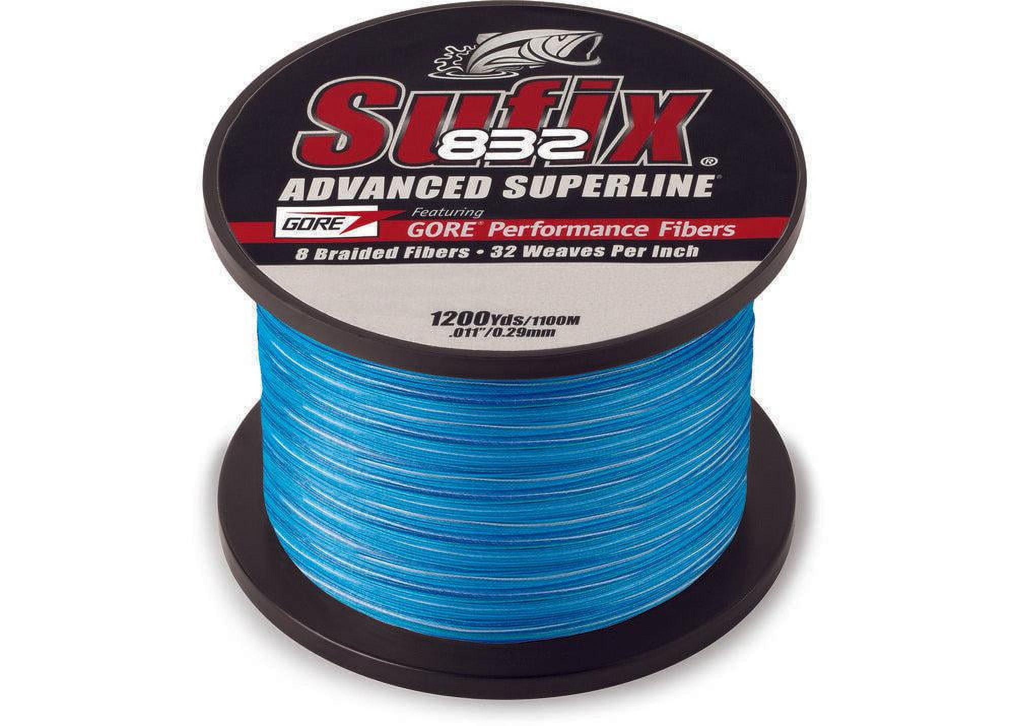 Sufix 832 Advanced Superline Braid Fishing Line 1200 Yd Spool 50 lb Coastal Camo