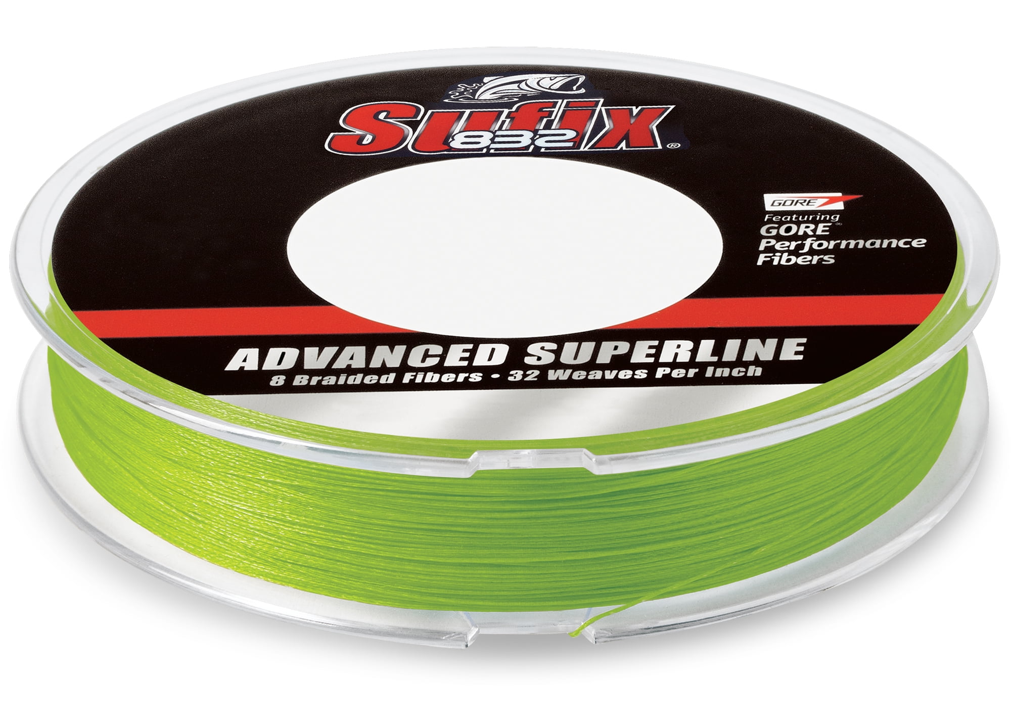 Sufix 832 Braided Fishing Line 15lb 150yd Neon Lime