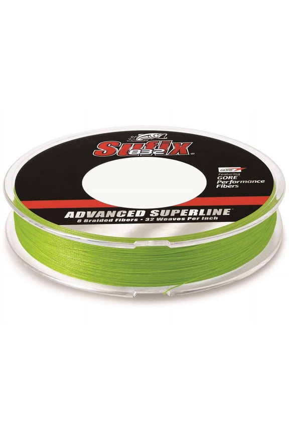 832 Braided Fishing Line 50lb 150yd Neon Lime