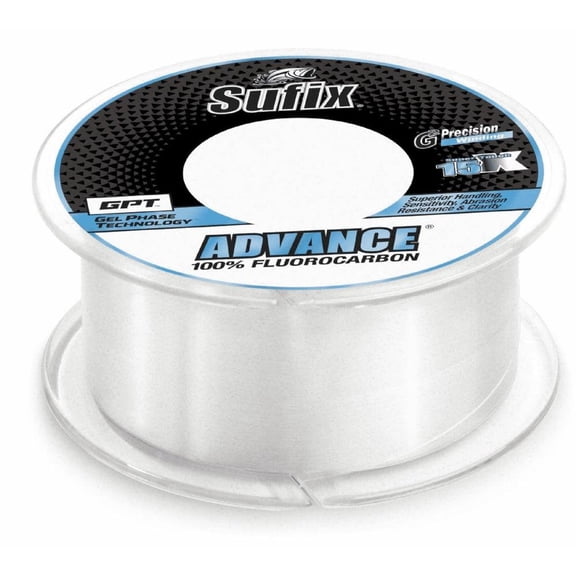 Sufix Advance Fluorocarbon 200yards Clear 8# Monofilament