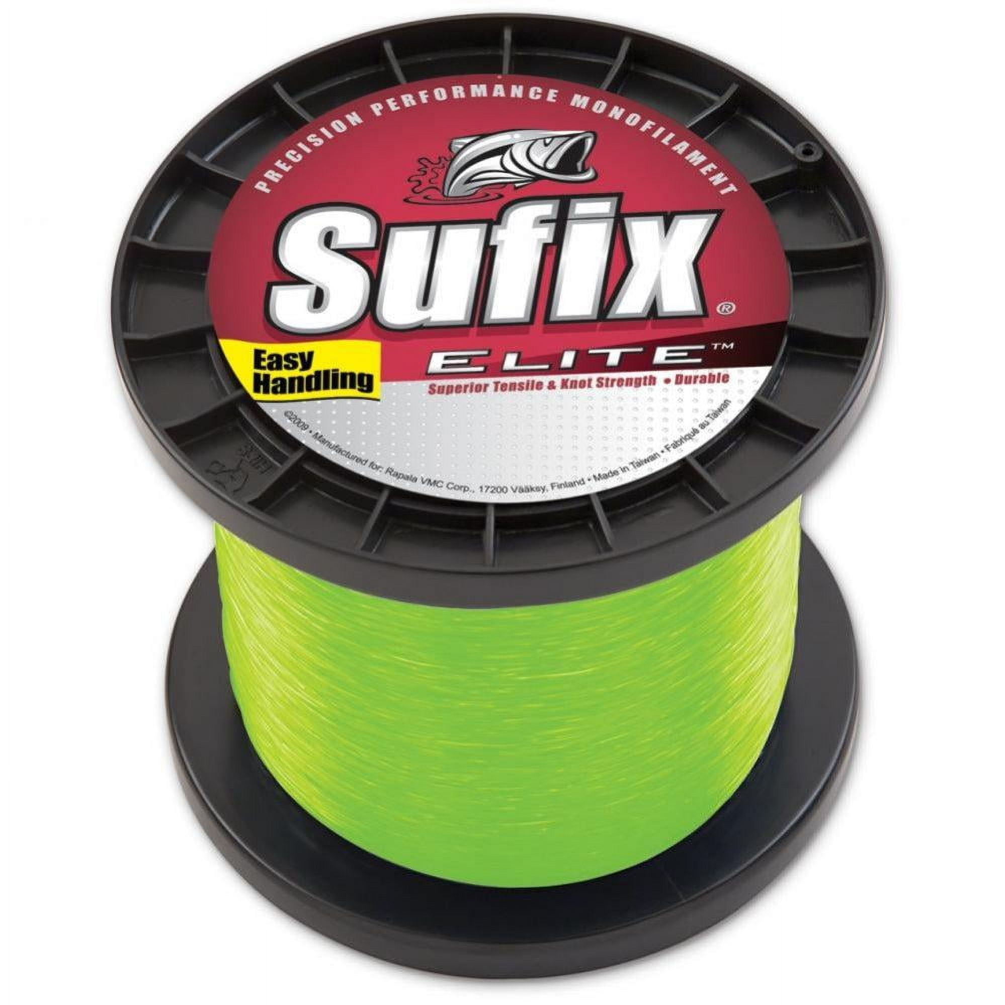 Sufix Elite Monofilament Fishing Line, 8 lb, 3000 Yard, Yellow - 661-308Y