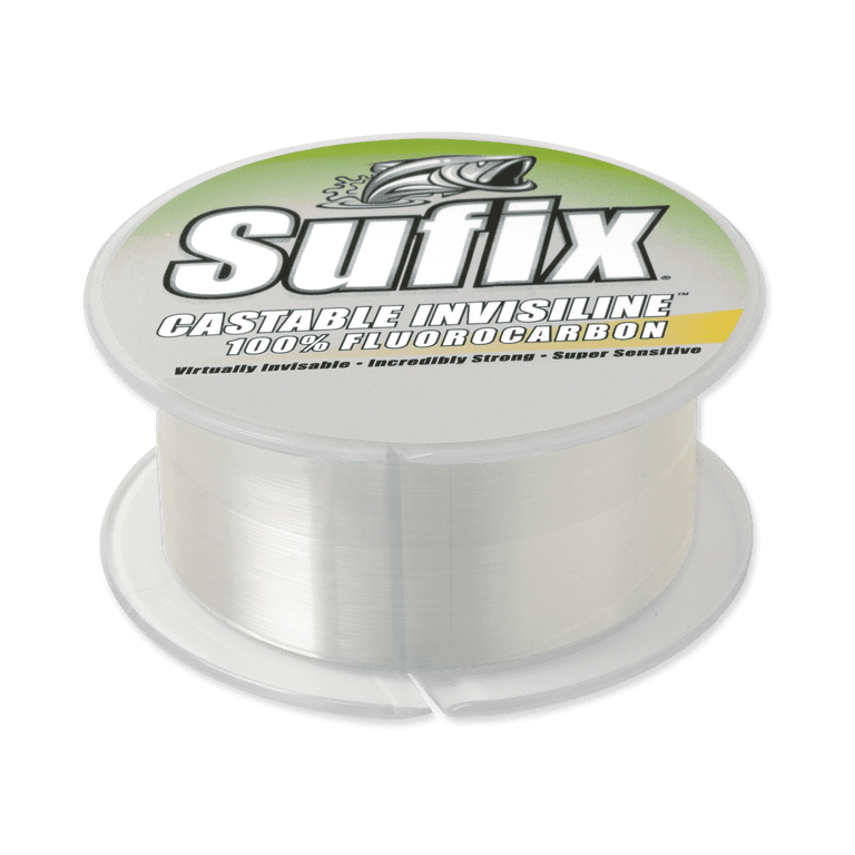 Sufix InvisiLine Casting Fluorocarbon 10 lb Clear 100YDS Fishing Line 