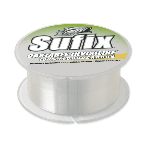 Sufix InvisiLine Casting Fluorocarbon Fishing Line 8 lb Clear