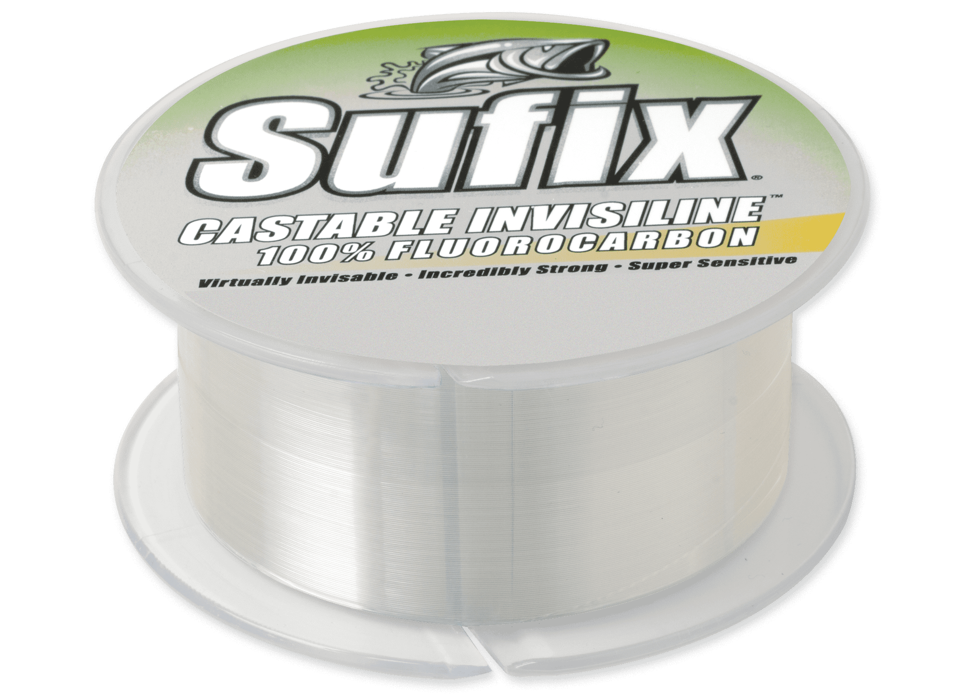Sufix InvisiLine Casting Fluorocarbon Fishing Line 14 lb Clear
