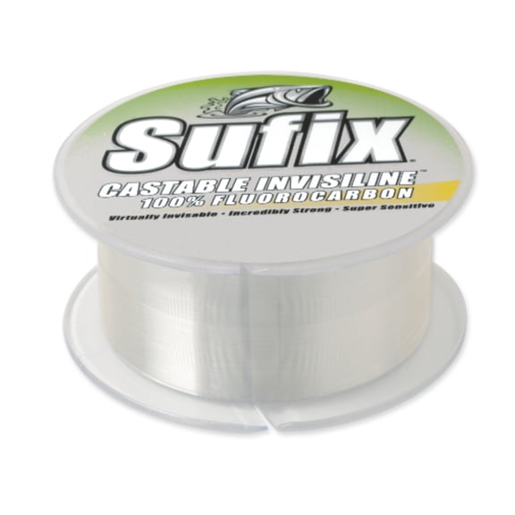 Sufix InvisiLine Casting Fluorocarbon Fishing Line 4 lb Clear