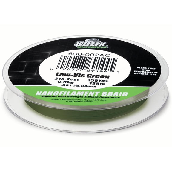 Sufix NanoBraid Fishing Line 150 Yards