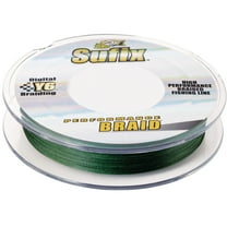 Sufix Performance Braid Fishing Line, 50 lb, 100 Yds. - Lo-Vis Green