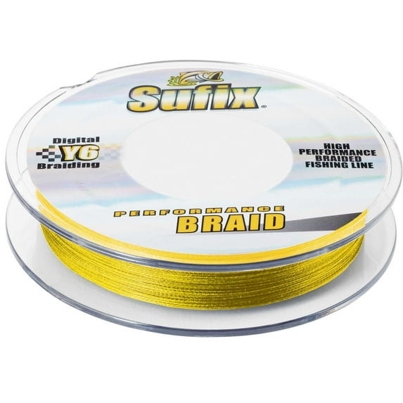Sufix Performance Braid Fishing Line Yellow