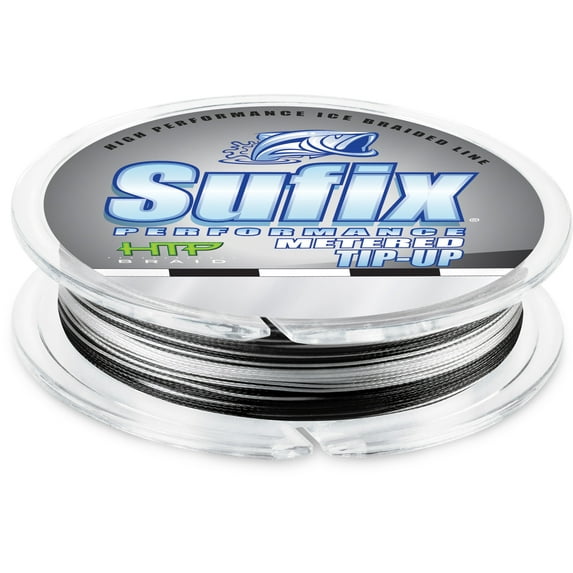 Sufix Performance Tip Up Ice Braided Fishing Line 20lb 50yd Metered