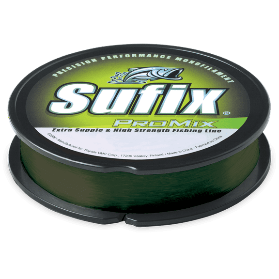 Sufix ProMix Monofilament Fishing Line 4lb 330yd Low-Vis Green