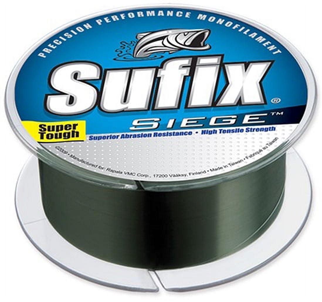 Sufix Siege 10 lb Test Fishing Line (1,000 yds) - Smoke Green 