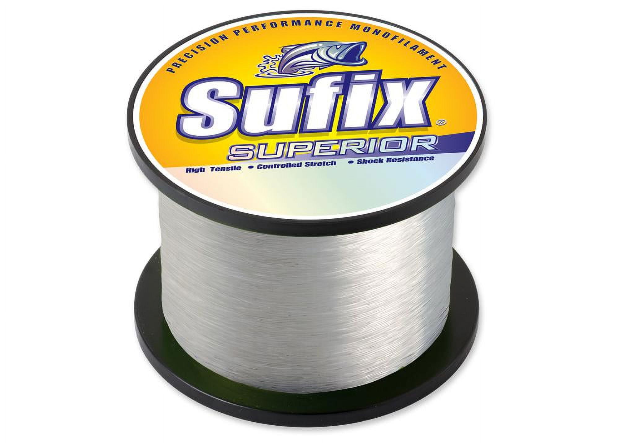 Sufix Superior Monofilament Fishing Line, 1 lb Spool, 10 lb Clear