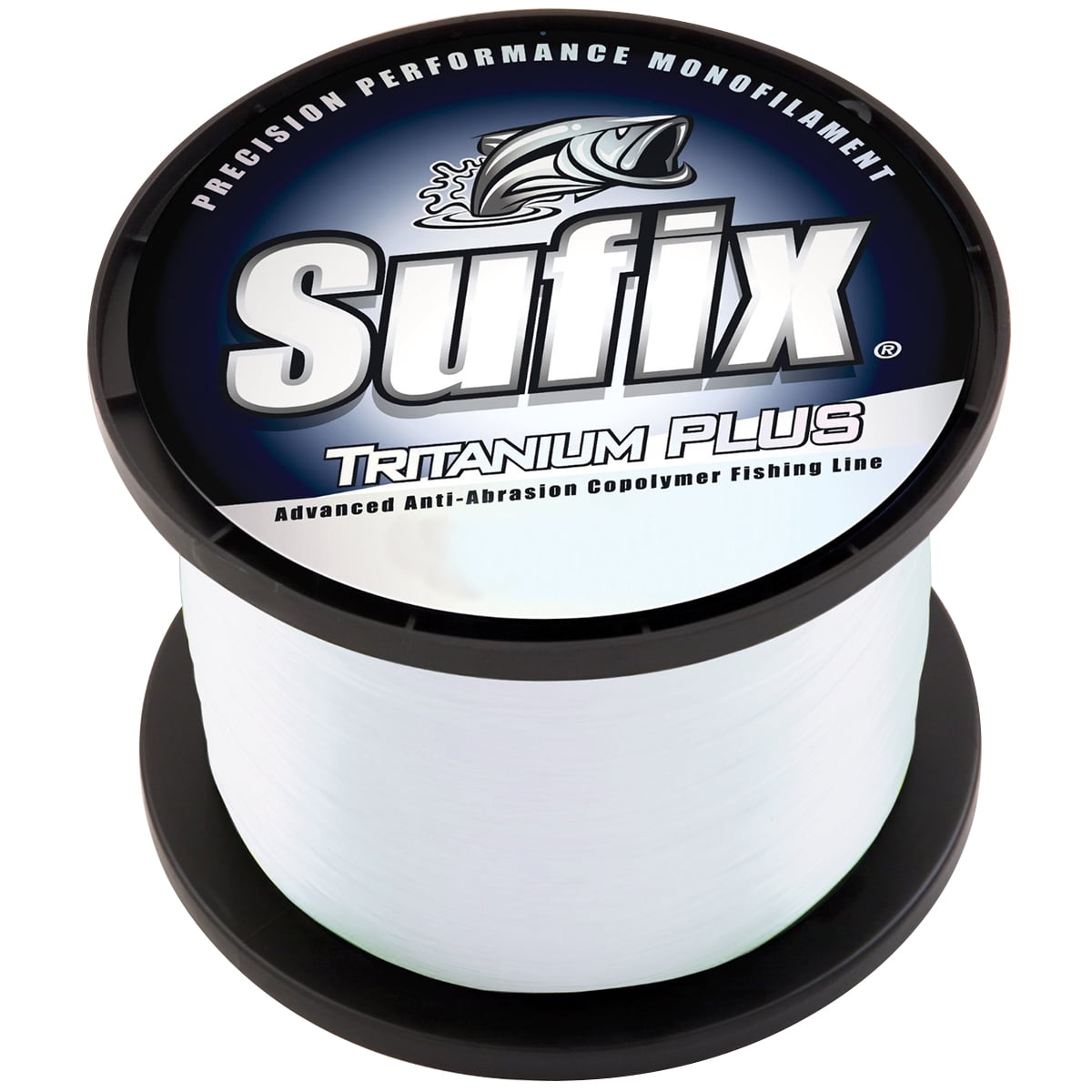 Sufix 696 Tritanium Plus Monofilament Fishing Line, 1/4 lb Spool, 25 lb Clear