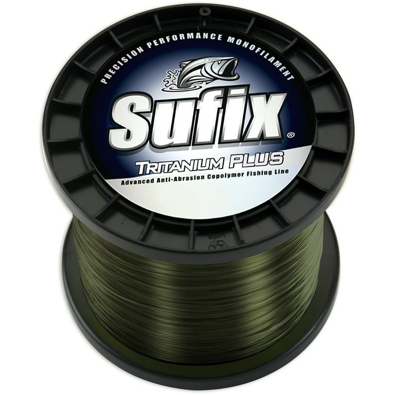 Sufix Tritanium Plus Dark Green Fishing Line (1785 yds) - 30 lb Test