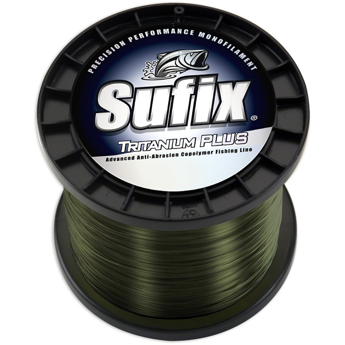 Sufix Tritanium Plus Dark Green Fishing Line (6870 yds) - 8 lb