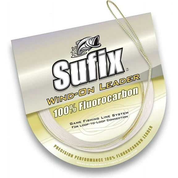 Sufix Wind-On Fluorocarbon Fishing Leader 33 Feet