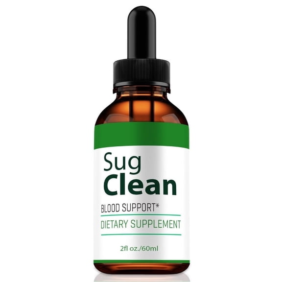 Sug Clean Drops, SugClean Liquid Dropper Formula - Naturally Supports Healthy Circulation, Stable Levels and Energizes the Body, Official Gotas Review (30 Servings)