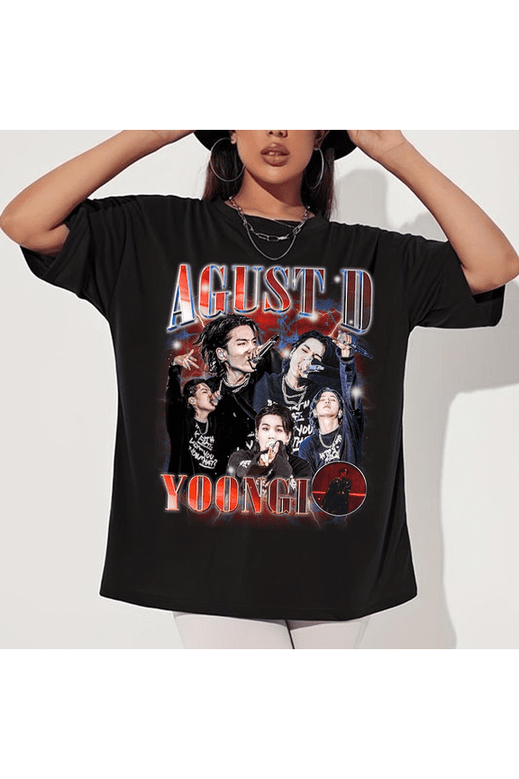 Suga Agust D D Day SetList Graphic T-Shirt, Music Lover Tee