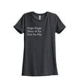 thumbnail image 1 of Suga Suga How'd Ya Get So Fly Women's Fashion Relaxed T-Shirt Tee Charcoal Grey Small, 1 of 3