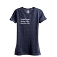 thumbnail image 1 of Suga Suga How'd Ya Get So Fly Women's Fashion Relaxed T-Shirt Tee Heather Navy Small, 1 of 3