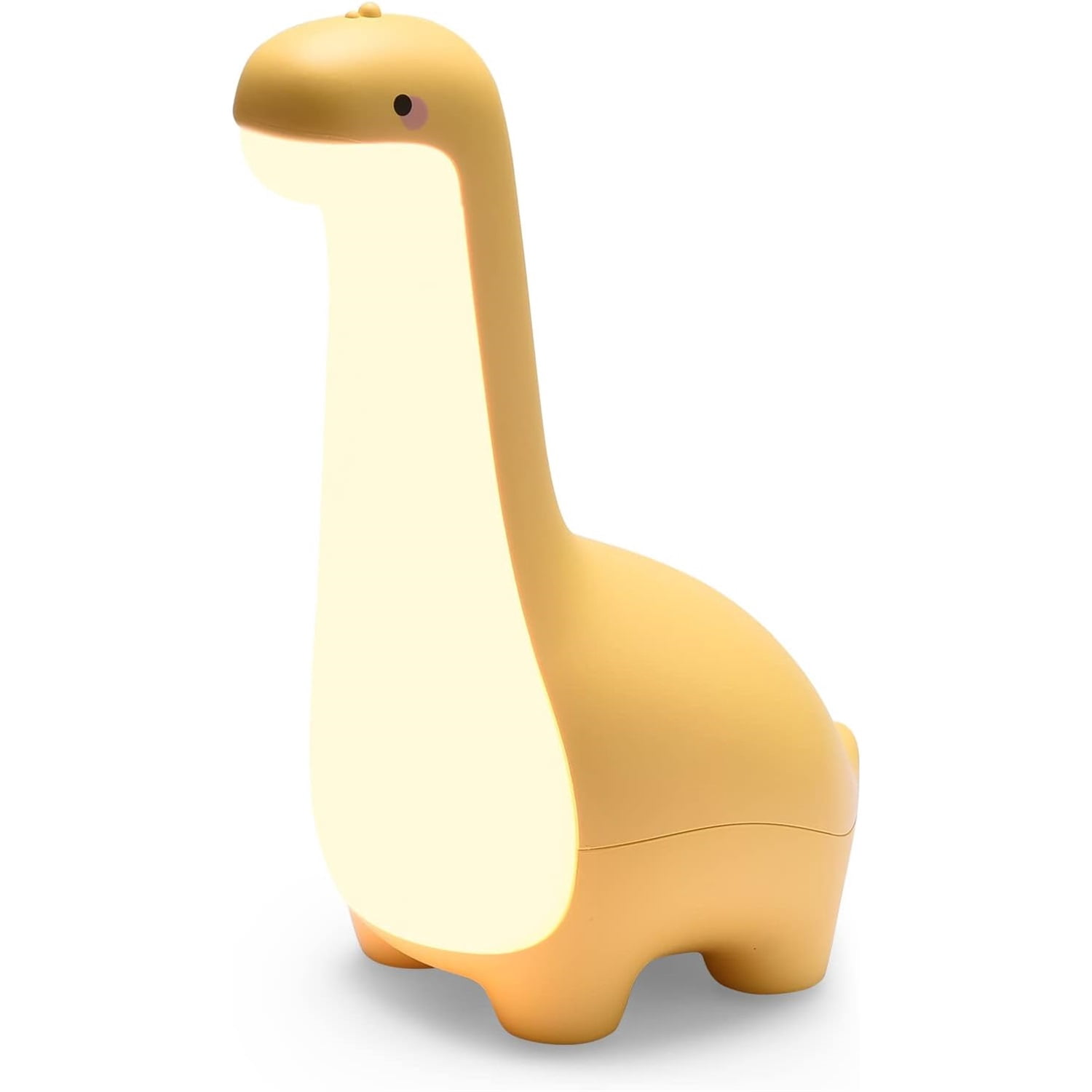 Sugagale Blue Dinosaur Night Light for Kids, Rechargeable ABS LED Nursery Lamp, Animal-Shaped Toddler Nightlight for Baby Bedroom & Nightstand
