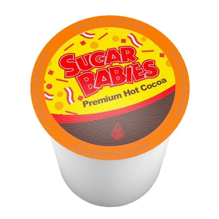 Sugar Babies Hot Cocoa Hot Chocolate Pods Compatible with tea pods Brewers Including 2.0, 40 Count