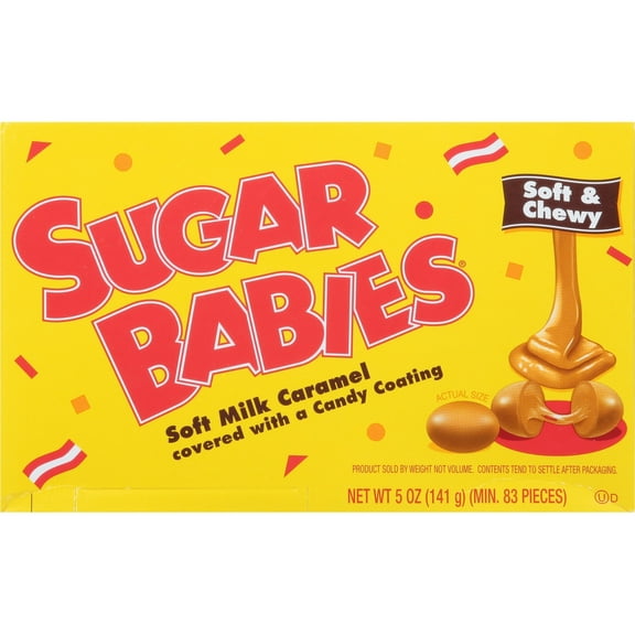 Sugar Babies Soft Milk Caramels 5 oz. Theater Box