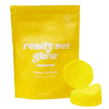 Glow Up Turmeric Face Wash + Complimentary Glow Up Pads - 100% Natural, Blemish Reducing Cleanser