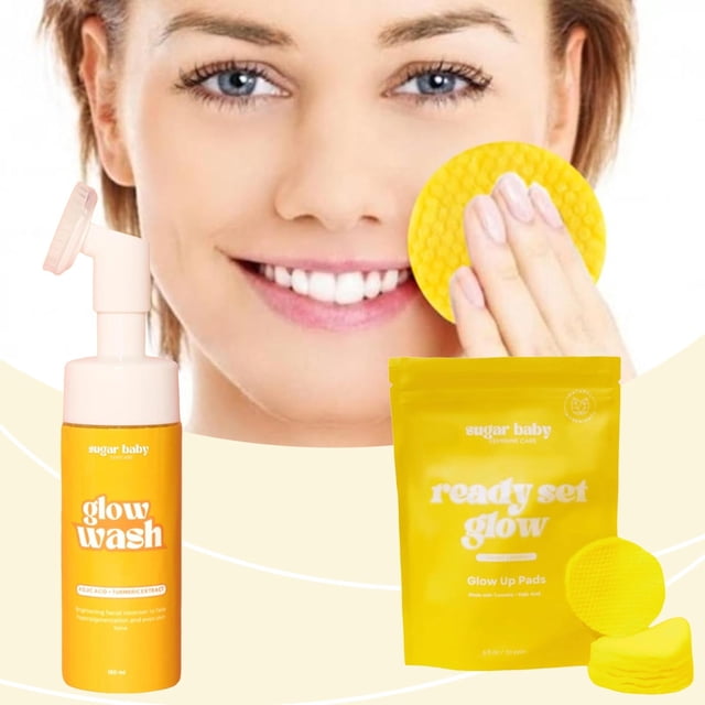 Sugar Baby Glow Up Wash - Kojic Acid Dark Spot Remover with Exfoliating ...