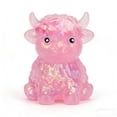 thumbnail image 1 of Sugar Ball Fidget, Highland Cow Glitter Sugar Stress Ball, Sensory Fidget T-oys for Anxiety, Party Supply, Office Desk and Travel - Glitter Cow Fidget T-oy with Squishy Soft Squeeze Technology (Pink), 1 of 6