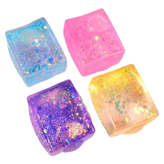Sugar Ball Squishy, Stress Cube Squishy Stress Balls, Sensory Fidget Toys for Anxiety Stress Relief for Autism Goodie Bags, Classroom Prizes, Pinata Filler, Birthday 1pcs